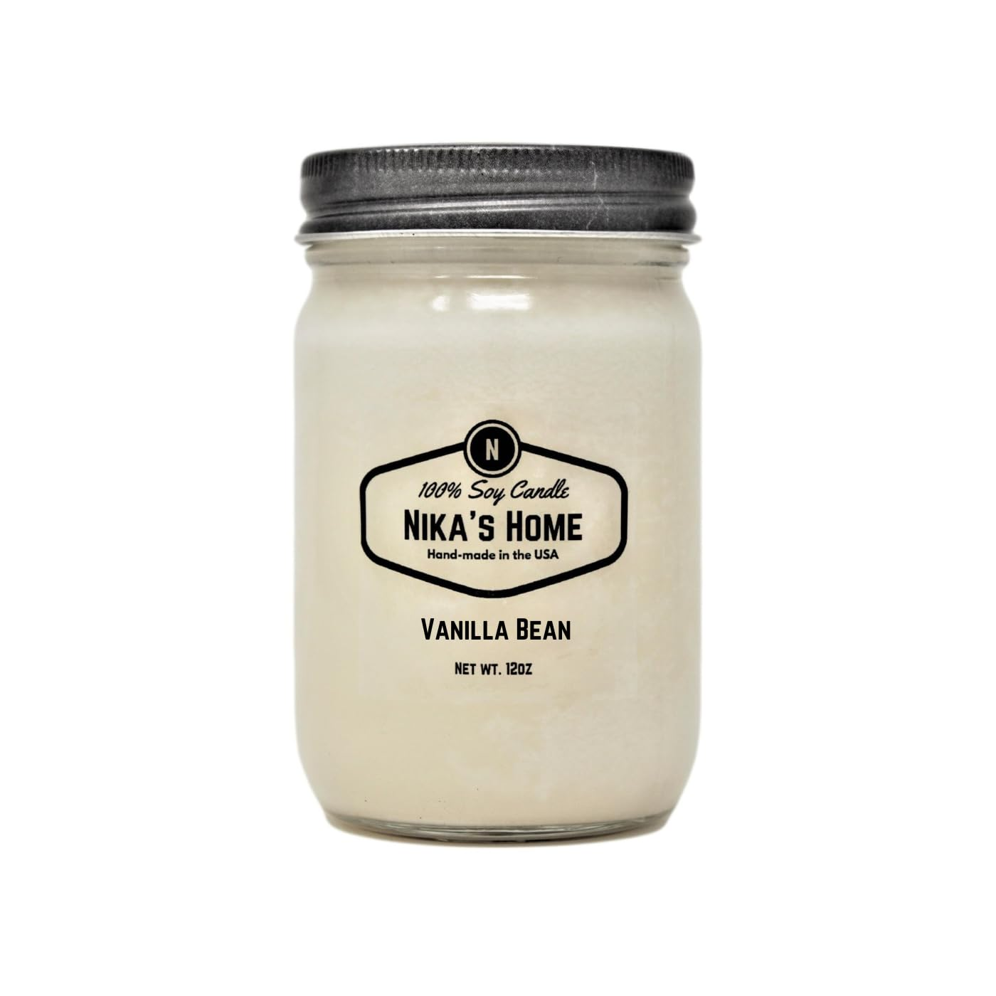 Soy Candle 12oz Champagne Vanilla product photo