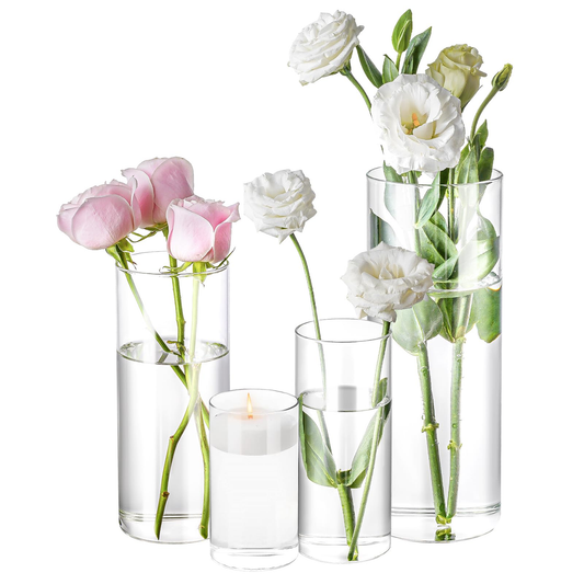 Candle Holder Glass Medium (6") product photo