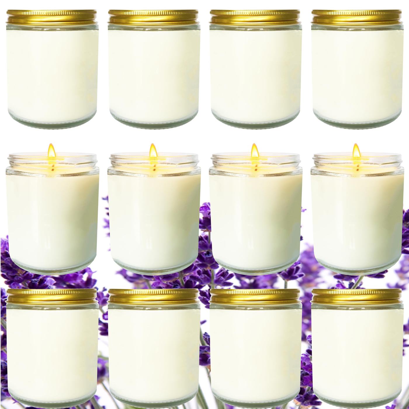 Soy Candle 8oz Lavender product photo