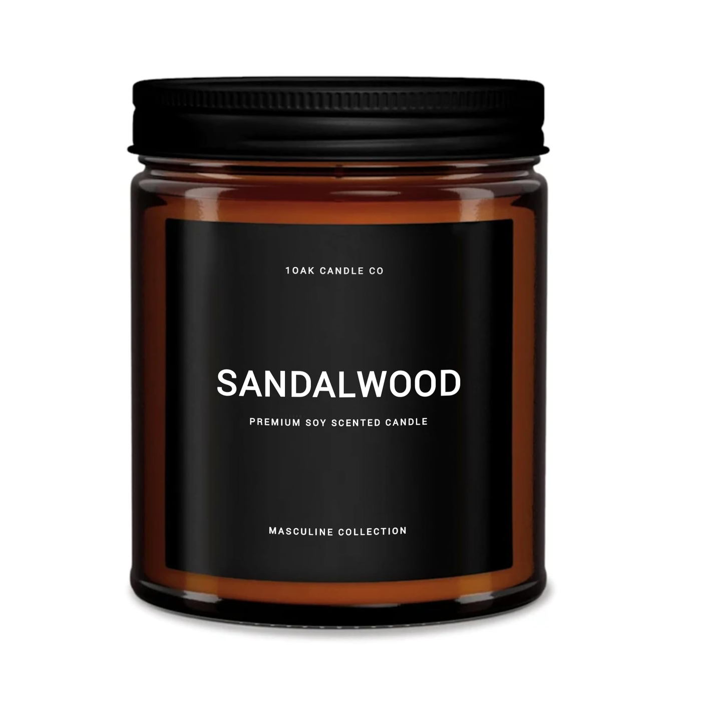 Soy Candle 8oz Sandalwood product photo