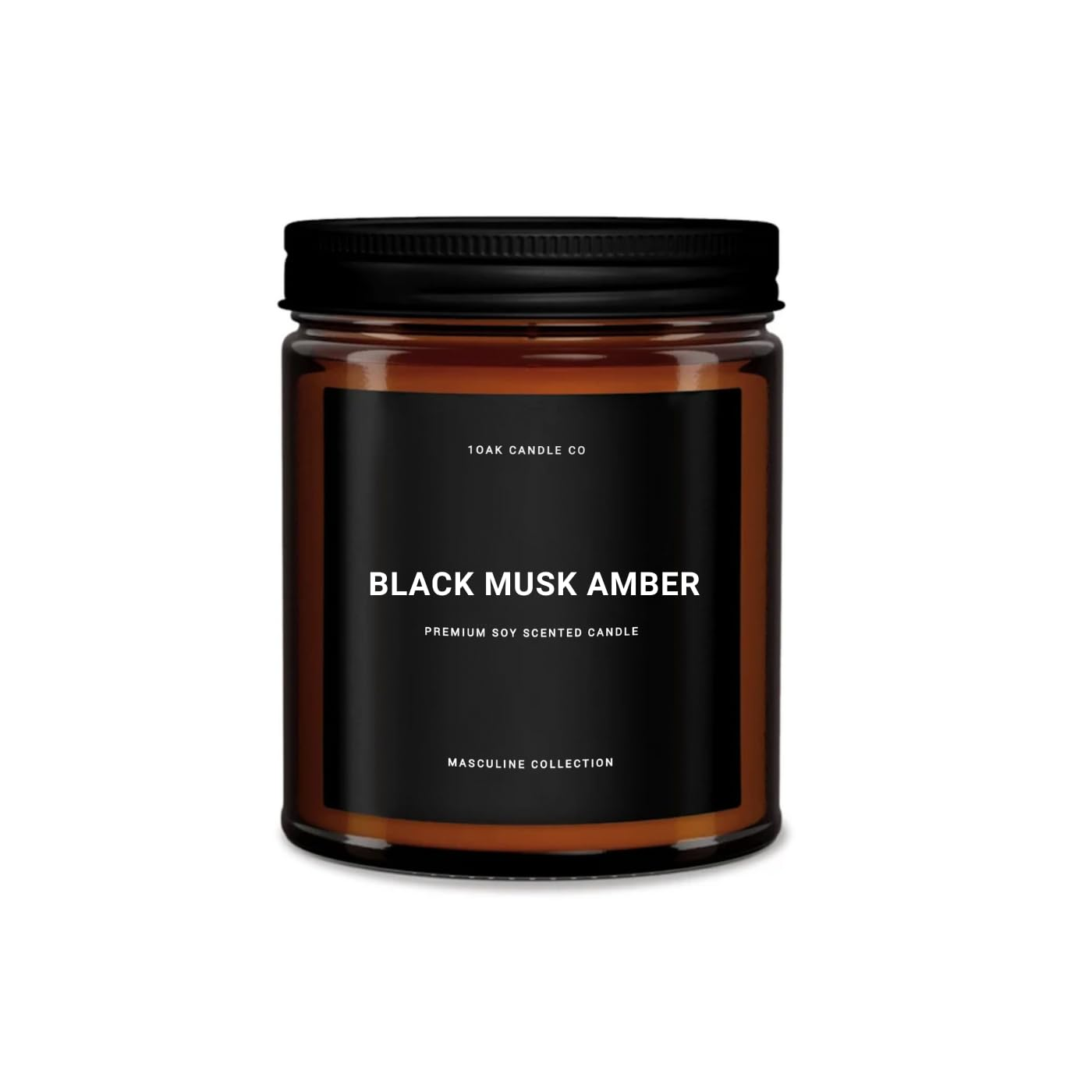 Soy Candle 12oz Amber Musk product photo